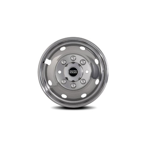 Pacific Dualies 34-1608A Polished 16 Inch 8 Lug Stainless Steel Wheel Simulator Kit for 1992-2007 Ford E350/E450 Van