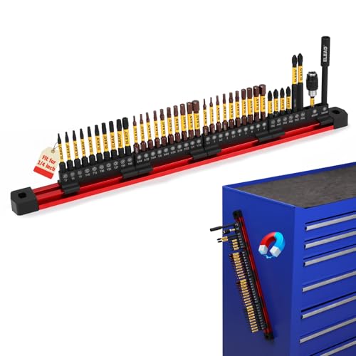 Image of ELEAD 38-Piece Hex | Torx | Phillips Screwdriver Bit Set with 2.5 inch & 4 inch Bit Holder, Magnetic Bit Storage Rail, Allen Wrench Drill Bit Set, Tamper Proof Star Bit Set, S2 Steel