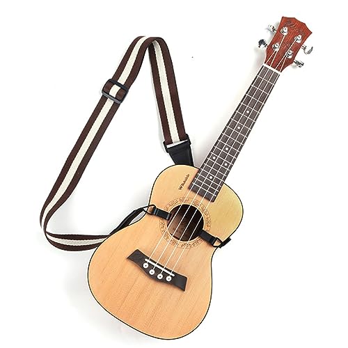 Image of Adjustable Ukulele Strap, No-Drill Ukulele Straps Adult Size, Easy to Use with Double J Hooks, Ukulele Accessories
