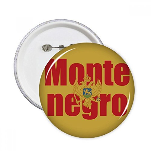 Pins Monténégro décoration drapeau rond pour veste L