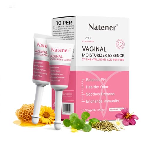 10PCS Feminine Moisturizer with 37.5mg Hyaluronic Acid PER - 6 in 1 Support Vaginal Moisturizing, Soothing, Health Odor, Tightening, PH Balance, Immune | Niacinamide + Probiotics + Propolis + Centella