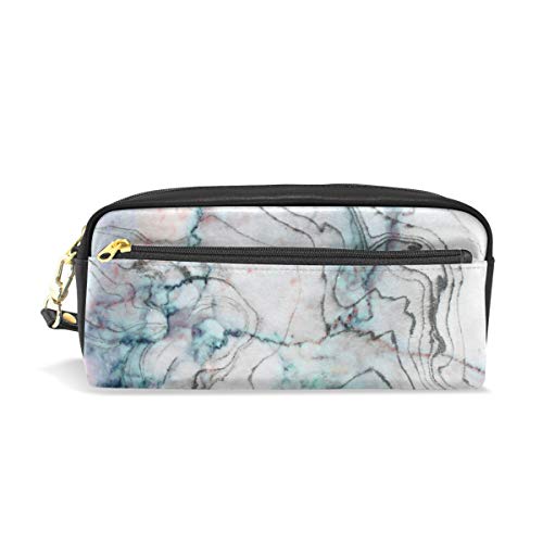 Preisvergleich Produktbild Emoya Federmäppchen, Marmor, Weiß / Grün