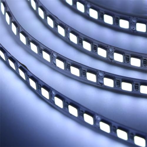 Tira LED anso DC12V 5M 5054 SMD 120 LEDs/m Blanco cálido miniatura 5