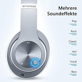 9S Casque Audio Bluetooth Supra-auriculaire,60 Heures de Lecture, léger sans Fil avec 6 Modes EQ,Casque stéréo HiFi… - Les Beatles, Paul McCartney, John Lennon, RIngo Starr, George Harrison 9S Casque Audio Bluetooth Supra-auriculaire,60 Heures de Lecture, léger sans Fil avec 6 Modes EQ,Casque stéréo HiFi… – Image 5