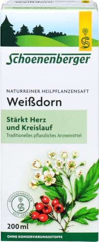 Weißdorn, Naturreiner Heilpflanzensaft 6 x 200 ml