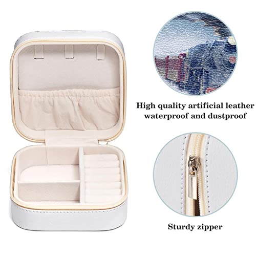 Boîte à bijoux anti-nœuds pour boucles d'oreille et colliers de 10.5 cm - 6
