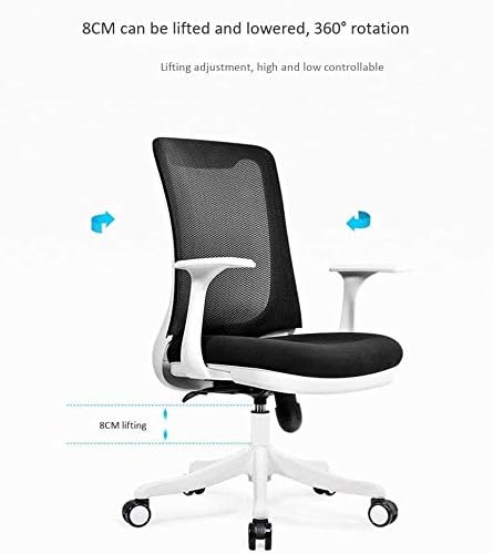 Miniatura 3 de Office Chair, Mid Back Black Mesh Swivel Ergonomic Task Office Chair with Adjustable Lumbar Support and Armrest