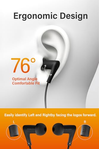 Image of FUNLOGY Wired Earbuds (3.5 mm, Black)