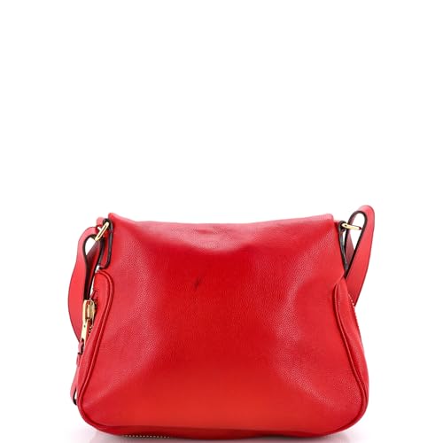Pre-Loved Jennifer Shoulder Bag Leather Medium, Red3