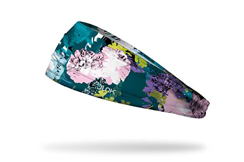 Image of JUNK Brands Big Bang Lite Floral Headband - Moisture-Wicking, Performance Fabric, Non-Slip, Sports Sweatband for Men & Women