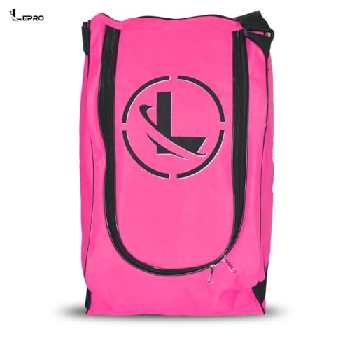 Image of LEPRO Skate Bag | Premium Inline Skating Bag with Adjustable Shoulder Strap for Youth and Adults (Pink)