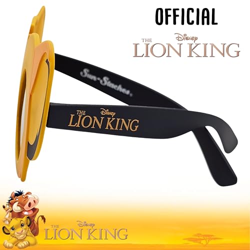 Sun-Staches Simba and Scar Sunglasses | The Lion King Disney Official Costume Accessory | UV 400 | One Size Fits Most4