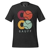 Camiseta | Tennis Coco Gauff | Tennis Cori Gauff, Gris oscuro (Dark Grey Heather), XX-Large