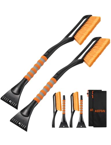 AstroAI 27' Snow Brush & Ice Scraper for Car...