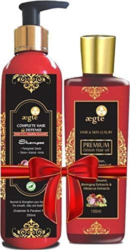 Onion Hair Oil (100 ml) and Hair Conditioning Shampoo (250 ml) Combo (250 ml)