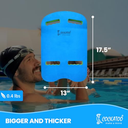 Cockatoo KB100 Kick Board for Swimming, Sports Swimming Floats for Adults,Kids & Beginners, Swimming Float Pad with All Holding Angles Kickboard