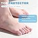Silicone Anti-Friction Toe Protector, 2026 New Gel Toe Protectors Breathable Toe Covers, Soft Clear Little Toe Protectors Caps Guards, Toe Sleeves for Corns, Blisters and Pain Relief (50pcs)