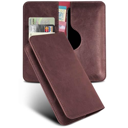 Coque Samsung Galaxy A56 5G moex en simili cuir bordeaux haute finition