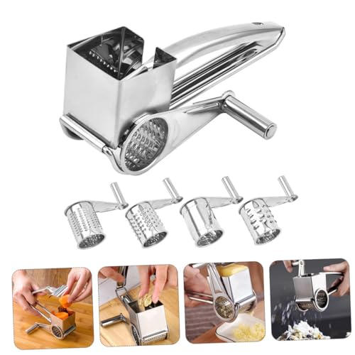 Rallador Giratorio Manual de Queso Acero Inoxidable miniatura 7