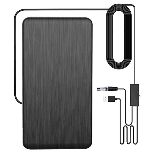 TV Antenna Indoor HD 4K 1080P 250+ Miles Long Range - [2021 Updated] Digtal Amplified HDTV Antenna - Local Channel Antenna for All Types TV
