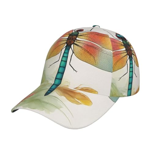 Casquette queue de cheval libellule chapeau sport délavé homme femme