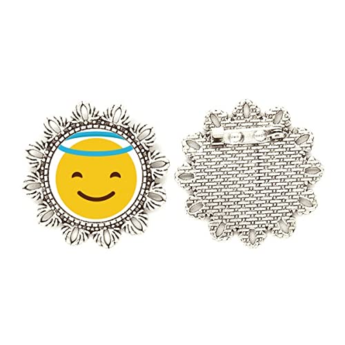 Broche de plata floral Sle Angle para looks urbanos de diario