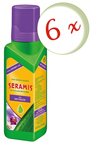Oleander Hof® Set of 6 x Seramis Vital® Food for Orchids – 200 ml + Free Oleander Yard Flyer