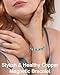 EnerCoppeX Women's Pure Copper Magnetic Bracelet with Magnet, Copper Jewelry Gift (K)