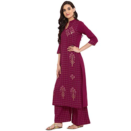 Image of ZIYAA Women's Crepe Ethnic Set