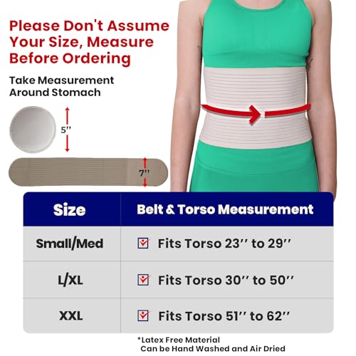 Hernia-Belt-for-Men-or-Women-C-Section-Belly-Binder-Abdominal-Binder-Post-Surgery-Pregnancy-Tummy-Tuck-Hysterectomy-Umbilical-Hernia-Postpartum-Belly-Band-Belly-Wrap-LXL