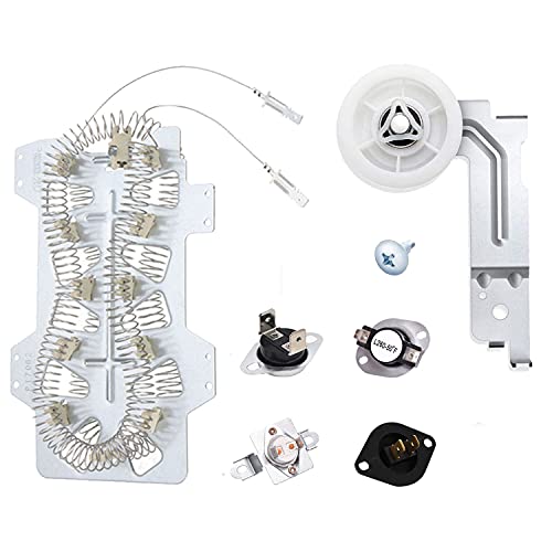 Dryer Heating Element for Samsung dv42h5000ew/a3 Dryer DC47-00019A Dryer Heating Element DC47-00018A Thermostat DC47-00016A Thermal fuse DC32-00007A Dryer Thermistor & DC96-00887A Thermal fuse DC93-00
