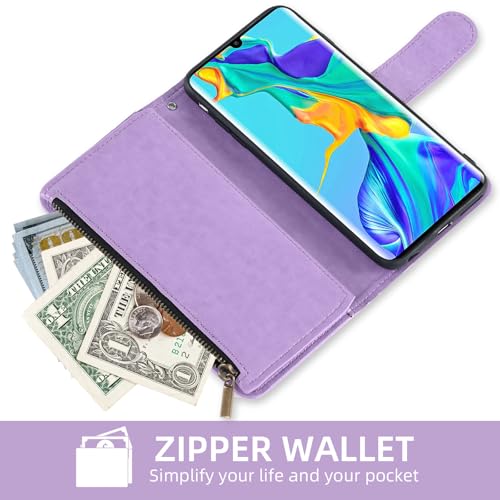 Coque Huawei P30 Pro fleur motif Hawaii étui cuir avec support