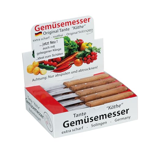 Zassenhaus 058376 - Gemüsee/Schälmesser Tante Käthe 5 cm (H. Nr.)