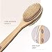MainBasics Dual-Sided Long Handle Bath Shower Brush Back Scrubber Body Exfoliator