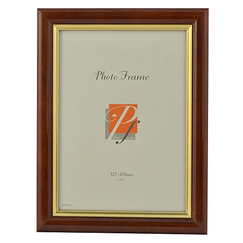 ??????? Photo Frame, Glossy Frame, Cabinet (K) Size, UFWA-K#12, Brown