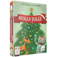 Holly Jolly, Christmas Themed Family Card Game, Collect Presents Ornaments & Stockings - 25th Century Games