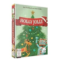 Holly Jolly, Christmas Themed Family Card Game, Collect Presents Ornaments & Stockings - 25th Century Games