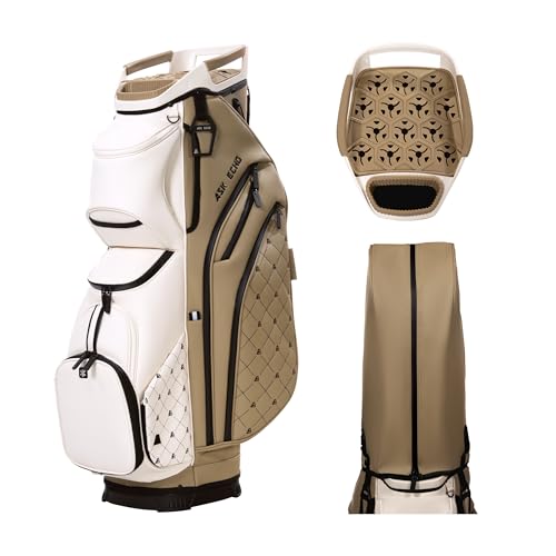 Ask Echo Soundless Cart Golf Bag In Toasted Almond