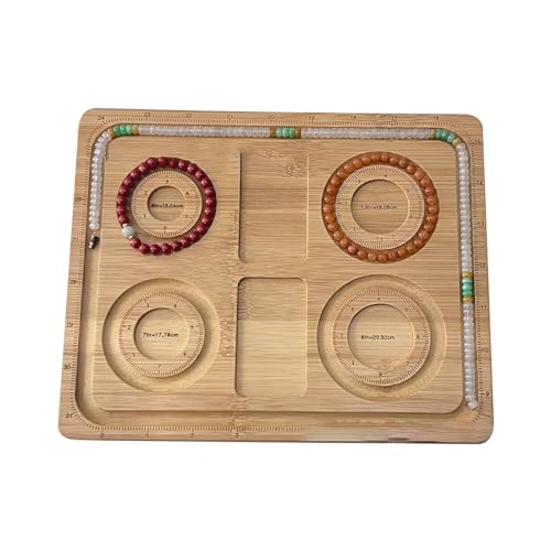 Plateau à perles en bois de qualité supérieure pour design de bijoux