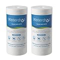 Waterdrop Whole House Sediment Water Filter, 10" x 4.5", Replacement for Pentair Pentek DGD-5005, GE® GXWH40L, GXWH35F, Culligan® RFC-BBSA, 3M® Aqua-Pure® AP810, 5 Micron, Pack of 2
