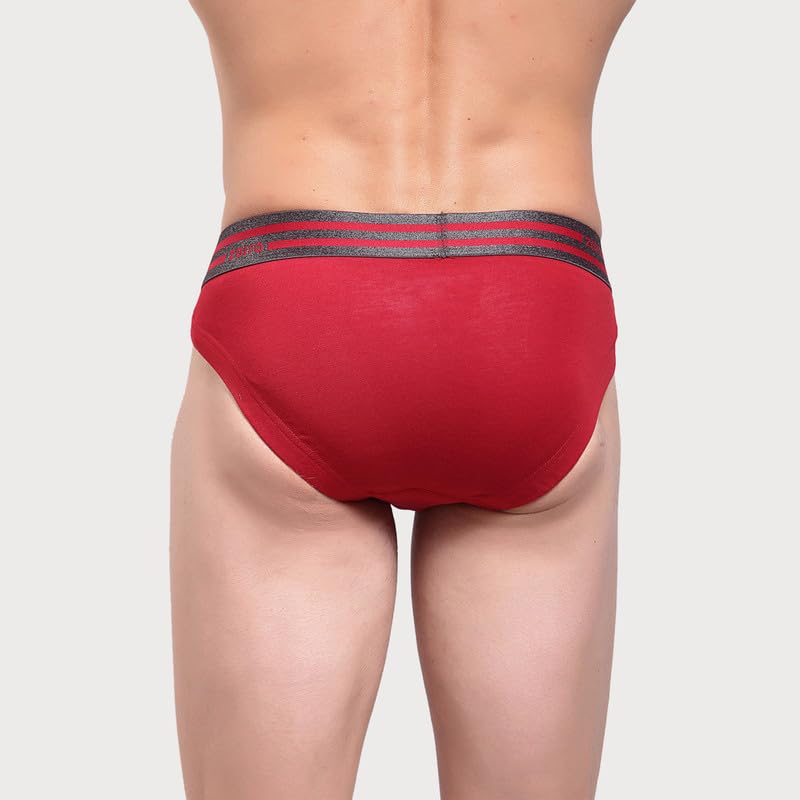Image of Zoiro Men's Cotton Blend Solid Sports Brief (Pack of 2) |Colours May Vary