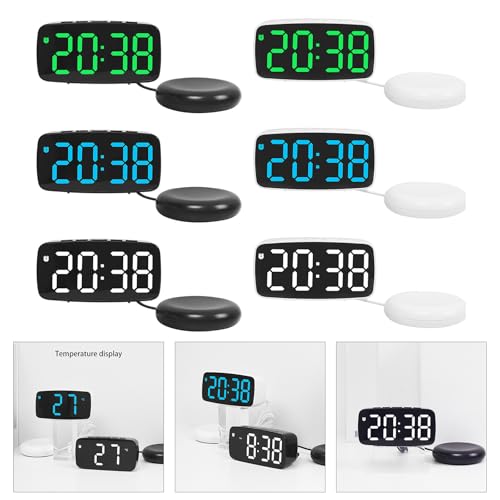 Reloj con pantalla LED multifuncional de brillo personalizable 3