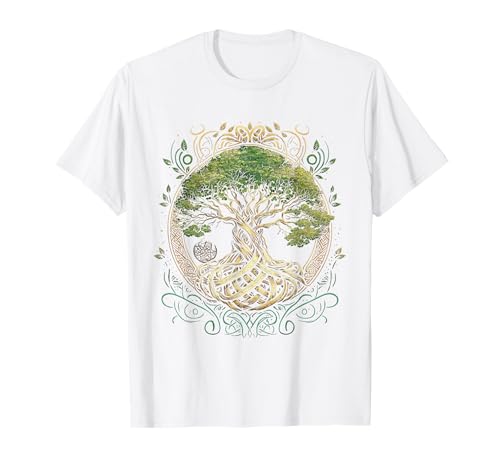 Árbol de la vida Yggdrasil vikingo Midgard Thor Walhalla Camiseta