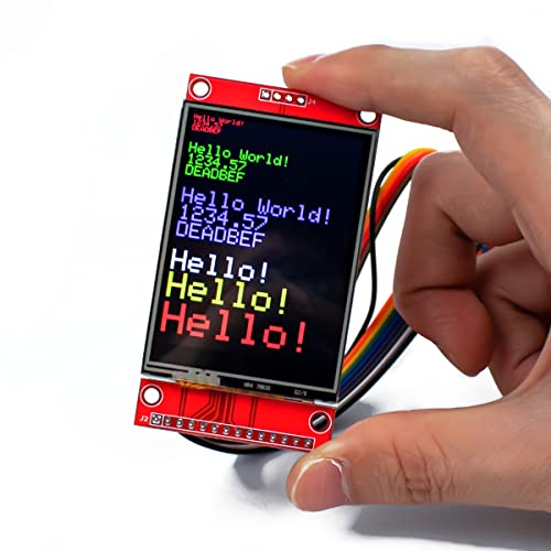 Image of Hosyond 2.4 Inches TFT LCD Touch Screen Shield Display Module 320x240 SPI Serial ILI9341 with Touch Pen Compatible with Arduino R3 /Mega2560 Development Board