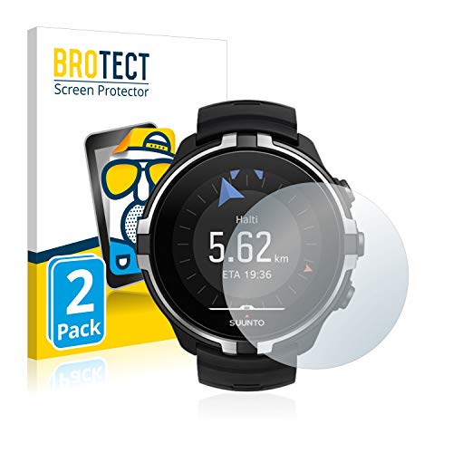 BROTECT Protector Pantalla Anti-Reflejos Compatible con Suunto Spartan Sport Wrist HR Baro Stealth (2 Unidades) Pelicula Mate Anti-Huellas