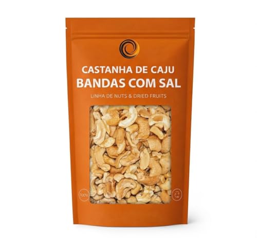 Castanhas de Caju Torradas em Bandas com Sal 1kg MN