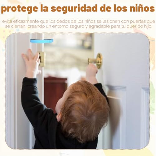 Miniatura 3 de Xytahdm 6 Piezas Tope De Puerta Infantil Profesional Protector,Ope Puerta Bebe,Protectores Infantiles De Espuma,Seguridad Puertas Niños Para El Hogar,Topes Para Puertas Bebe Con Diseño De Animales