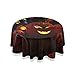xigua Mantel de Halloween de 60 pulgadas, impermeable, con agujero para paraguas y cremallera, cubiertas de mesa para patio interior y exterior, barbacoa, picnic, vietnamita, Halloween