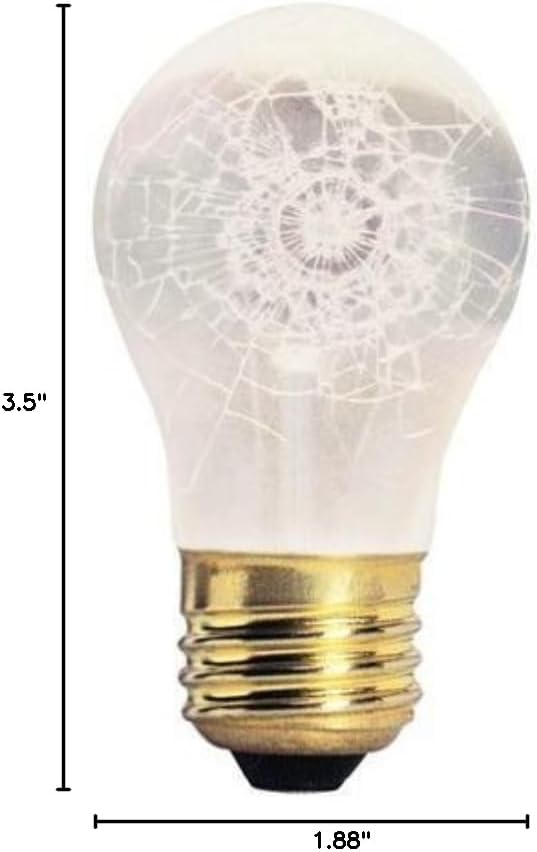 Bulbrite 40A15/TF Shatter Resistant 40W Standard A15 Bulb - 2 Pack