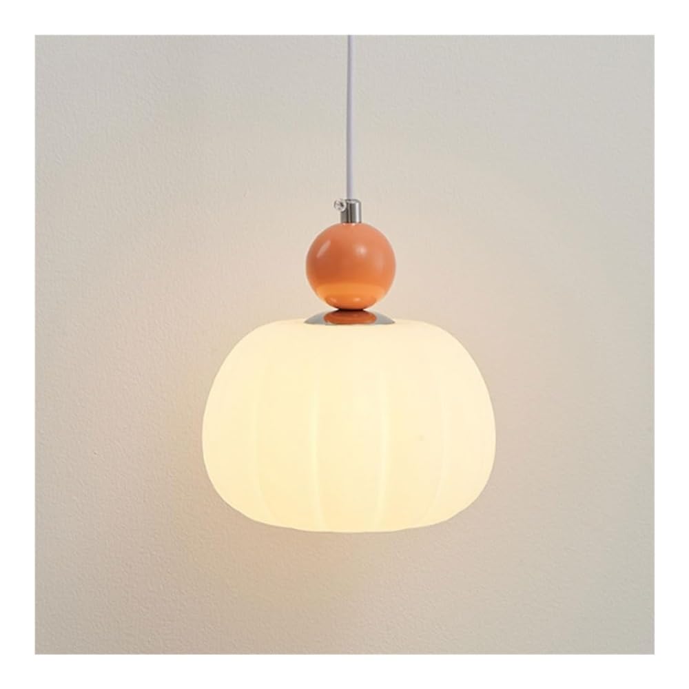 Lampe suspendue blanche en fer et PE avec éclairage LED chaud pour maison
